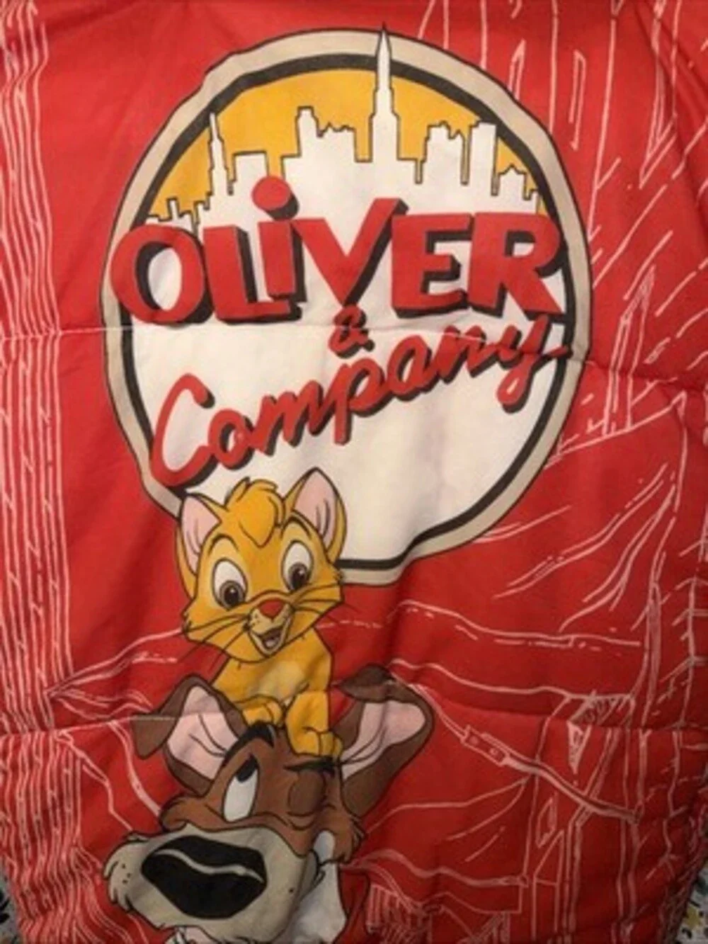 Vintage Oliver And Company Sleeping Bag (Hole On The Bottom) 54’’ X 30’’ Zipped